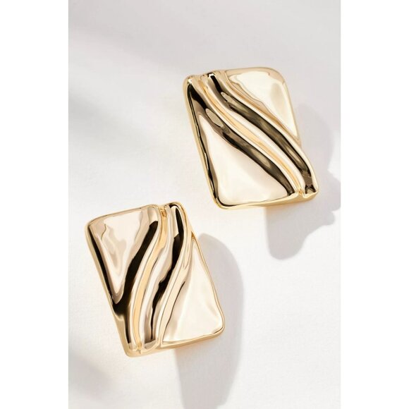 Lili Claspe Adva Clip On Earrings in Gold New Womens Jewelry - Picture 8 of 9